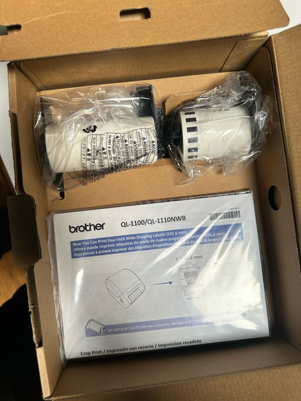 Brother QL-1100 Label Printer, wide format, professional - Picture 3 of 4